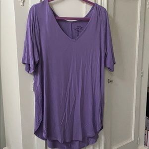 Torrid purple tunic